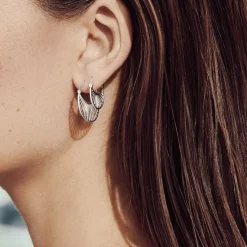 Pernille Corydon - Tageslicht-Ohrringe in Silber