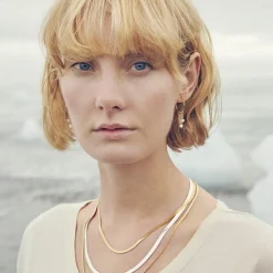 Pernille Corydon - Thelma Halskette aus vergoldetem Silber