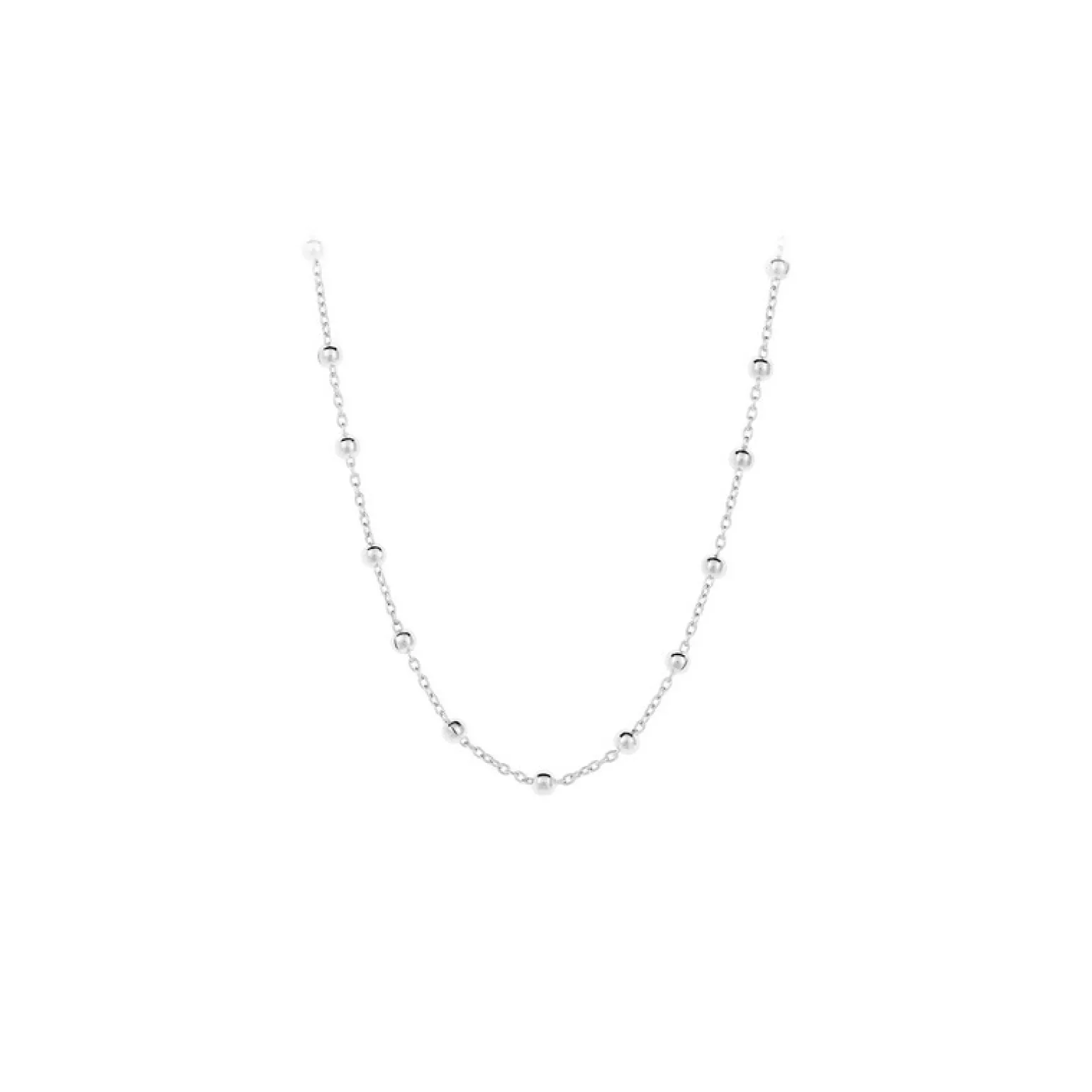 Pernille Corydon - Vega-Kugel-Halskette in Silber