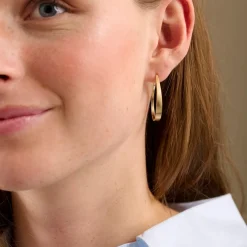 Pernille Corydon - Vienna Creolen in vergoldetem Silber