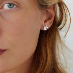 Pernille Corydon - Wild Poppy Ohrstecker in silber