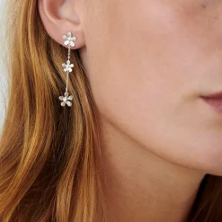 Pernille Corydon - Wild Poppy Ohrringe in silber