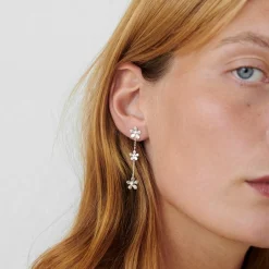 Pernille Corydon - Wild Poppy Ohrringe in silber