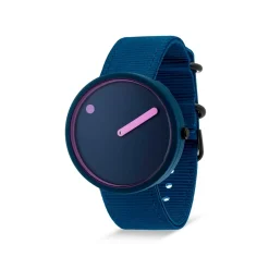 Picto - Deep Blue Zifferblatt mit Deep Blue Armband - 40 mm