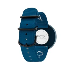 Picto - Deep Blue Zifferblatt mit Deep Blue Armband - 40 mm