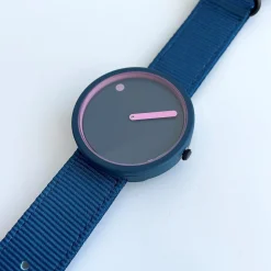 Picto - Deep Blue Zifferblatt mit Deep Blue Armband - 40 mm