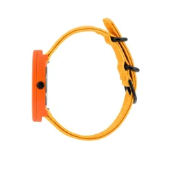 Picto - Feuergelbes Zifferblatt mit feuergelbem Armband - 40 mm