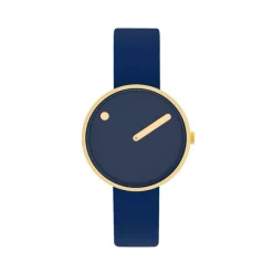 Picto - Mitternachtsblaues Zifferblatt und TPU-Armband auf Biobasis