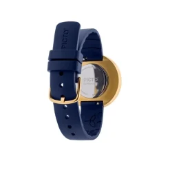 Picto - Mitternachtsblaues Zifferblatt und TPU-Armband auf Biobasis