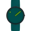 Picto - Ocean Green Zifferblatt und Armband - 40 mm