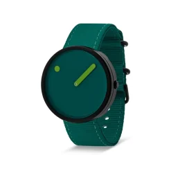 Picto - Ocean Green Zifferblatt und Armband - 40 mm