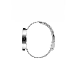 Picto Uhr - Senffarbenes Zifferblatt, Stahlnetzarmband - 30-40 mm