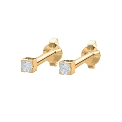 Piercingschmuck - Pierce52, Ohrring aus 14kt. Gold mit Diamant