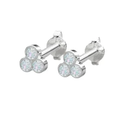 Piercingschmuck - Pierce52, Silberohrring mit Zirkonia