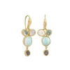 Rabinovich - Ocean Crush Ohrringe vergoldete mit Natursteinen