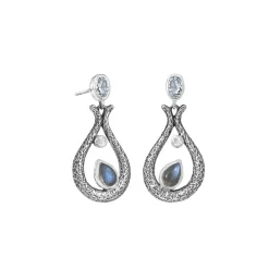 Rabinovich - Unity Ohrringe aus silber mit Labradorit