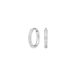 Reines Titan Nickelfreie hoops in Titan mit zirkonia 10mm