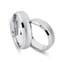 Rhodinierte Silberringe mit einzigartiger Struktur