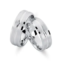 Rhodinierte Silberringe mit einzigartiger Struktur