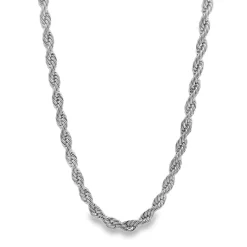 Rico's Cordel Halskette für Herren in 5 mm starkem Stahl