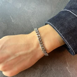 Rico's Panser Armband für Herren in 8 mm Stahl