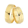 Ringe aus 14 Karat Rotgold - 1 Brillant