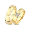 Ringe aus 14 Karat Rotgold - 9 Brillanten