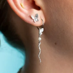 Sara Høydahl x Sistie - Ohrring aus Silber mit Perle