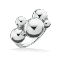 Scrouples - Großer Sphere Ring in poliert silber