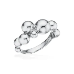 Scrouples - Kugelring in poliert silber