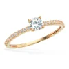Scrouples - Ring aus 8 kt. Gold mit zirkonia