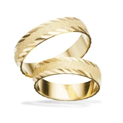 Scrouples Trauringe - 8-14 kt Goldringe 5 mm.