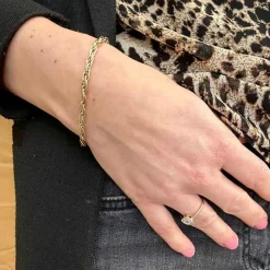 Siersbøl - 8 kt. Goldarmband gedreht