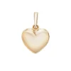 Siersbøl - 8 oder 14 kt. Herz-Anhänger in 15mm