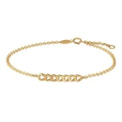 Siersbøl - Armband mit Flachpanzer aus 8kt. Gold