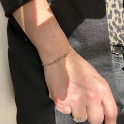 Siersbøl - Armband mit Flachpanzer aus 8kt. Gold