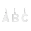 Siersbøl - Buchstaben-Anhänger in silber (A-W)