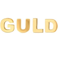 Siersbøl - Buchstaben-Ohrring aus 14kt. Gold (A-Z)