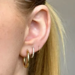 Siersbøl - Goldkreole Ø20 aus 8kt. Gold