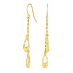 Siersbøl - 8-Karat-Gold-Ohrringe