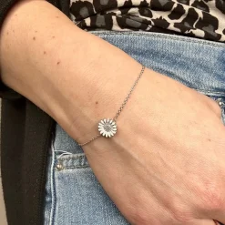 Siersbøl - Marguerite armband i silber