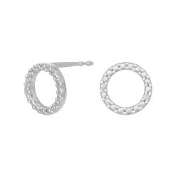 SIERSBØL Ohrstecker aus 14kt. Weißgold mit Brillant von 0,008ct