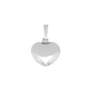SIERSBØL silberner rhod. anhänger herz 21x15mm