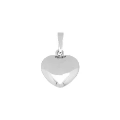 SIERSBØL silberner rhod. anhänger herz 21x15mm