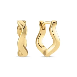 Sif Jakobs - Adria Creolo Piccolo in vergoldete m. weiß zirkonia