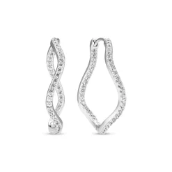 Sif Jakobs - Adria Creolo Piccolo in vergoldete m. weiß zirkonia