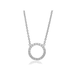 Sif Jakobs - Biella Grande Halskette aus Silber mit Zirkonen