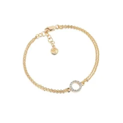 Sif Jakobs - Biella Piccolo armband i vergoldete m. klar zirkonia