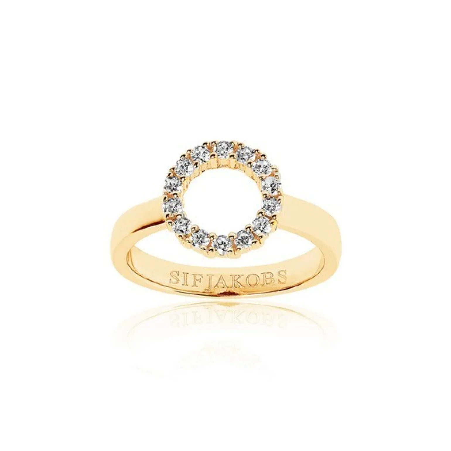 Sif Jakobs - Biella Piccolo vergoldeter ring silber m Zirkoniumdioxid