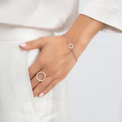 Sif Jakobs - Biella Piccolo armband i silber m. klar zirkonia